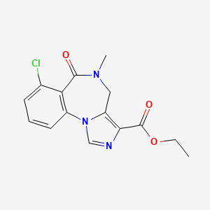 Chemical structure of Sarmazenil