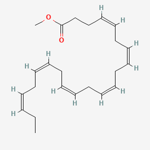 Chemical structure of Docosahexaenoic acid methyl ester