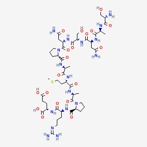 Chemical structure of Somatostatin 28-(1-12)