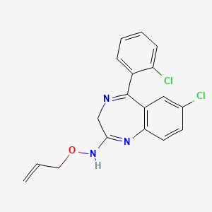 Chemical structure of Uldazepam