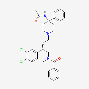 Chemical structure of Saredutant