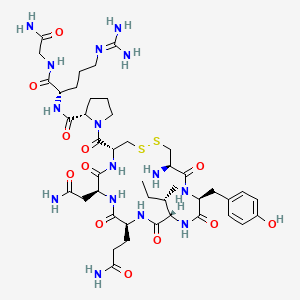 Chemical structure of Vasotocin