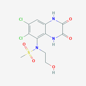 Chemical structure of UK-240455