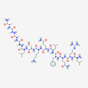 Chemical structure of Neuronostatin-13 human