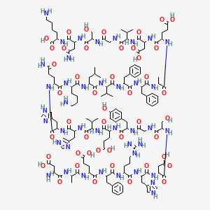 Chemical structure of Amyloid beta-Protein (1-28)