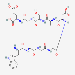 Chemical structure of Delta Sleep-Inducing Peptide