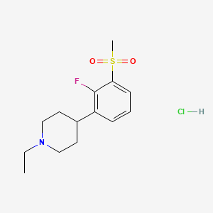 Chemical structure of Piperidine-MO-1