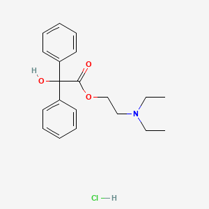 Chemical structure of Benactyzine hydrochloride