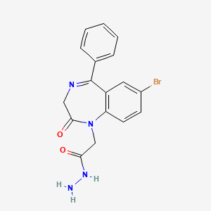 Chemical structure of Gidazepam