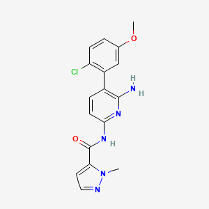 Chemical structure of PF 04531083