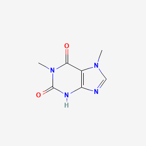 Chemical structure of Paraxanthine