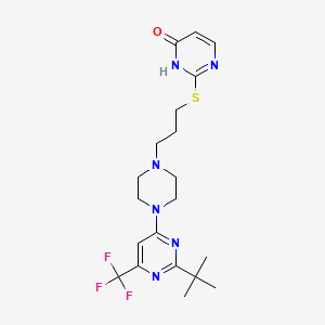 Chemical structure of A-437203 (Lu201640)