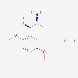 Chemical structure of Methoxamine hydrochloride