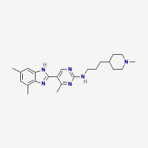 Chemical structure of Toreforant