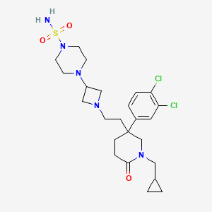 Chemical structure of Tachykinin angatonist 1