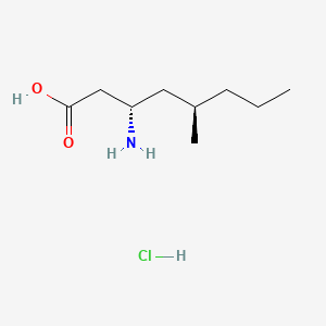 Chemical structure of Imagabalin Hydrochloride