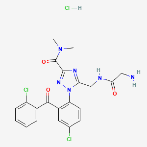 Chemical structure of Rilmazafone hydrochloride (450191S)