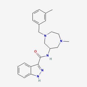 Chemical structure of 5-HT3 antagonist 1