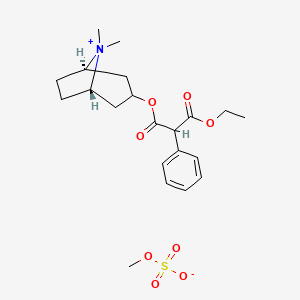 Chemical structure of Tematropium (CDDD3602)