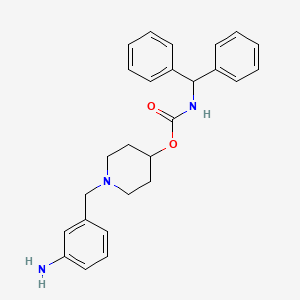 Chemical structure of Heterocyclyl carbamate derivative 1