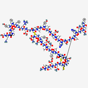 Chemical structure of Insulin Beef