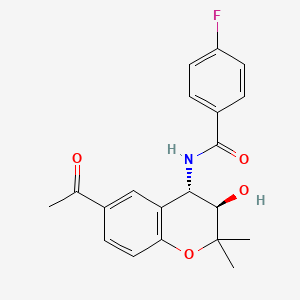 Chemical structure of Carabersat
