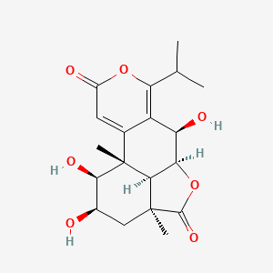 Chemical structure of Nagilactone B
