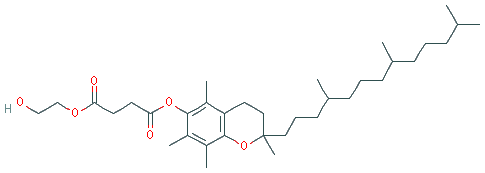 Chemical structure of Tocofersolan