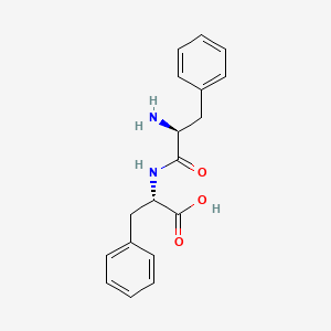 Chemical structure of H-Phe-Phe-OH