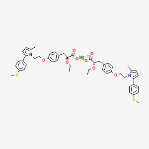 Chemical structure of Saroglitazar Magnesium