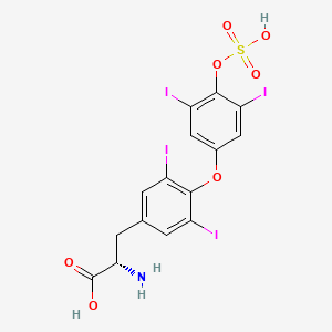 Chemical structure of Thyroxine sulfate
