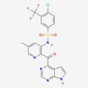 Chemical structure of CCX140