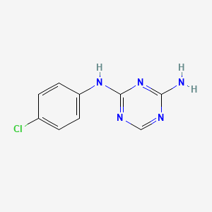 Chemical structure of Chlorazanil