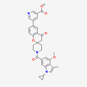Chemical structure of MK-4074