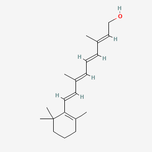 Chemical structure of Retinol