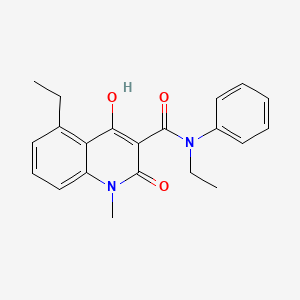 Chemical structure of Paquinimod