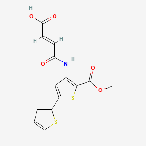 Chemical structure of HTS01037