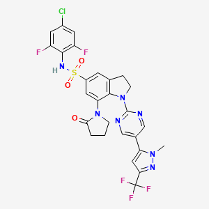 Chemical structure of MGAT2-IN-1
