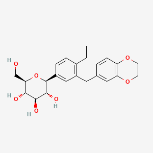 Chemical structure of Licogliflozin