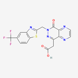 Chemical structure of Caficrestat