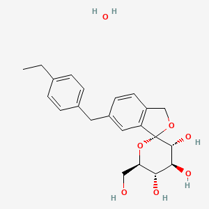 Chemical structure of Tofogliflozin hydrate (CSG-452 hydrate)