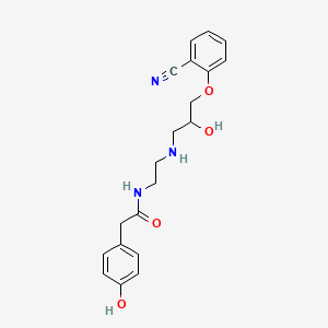 Chemical structure of Epanolol
