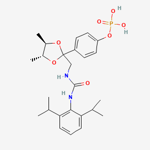 Chemical structure of FCE 28654