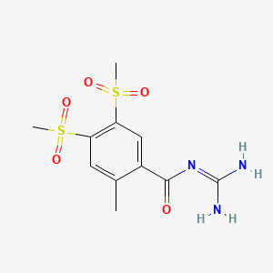 Chemical structure of Rimeporide (EMD-87580)