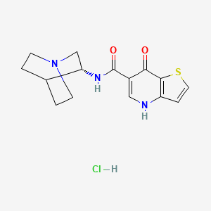 Chemical structure of Pumosetrag hydrochloride
