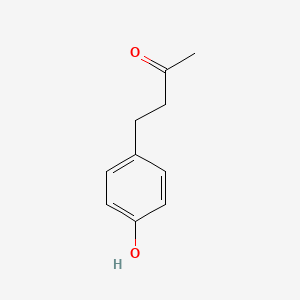 Chemical structure of Raspberry ketone (Frambione)
