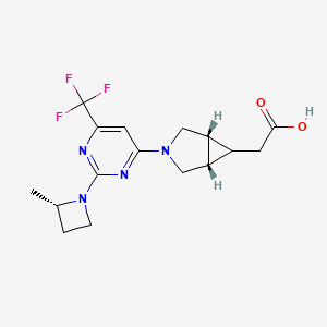 Chemical structure of Ketohexokinase inhibitor 1