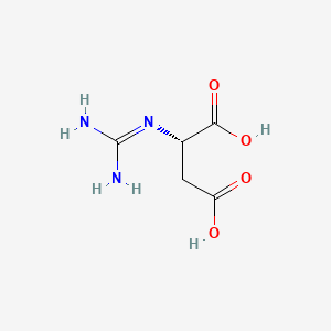 Chemical structure of Guanidinosuccinic acid
