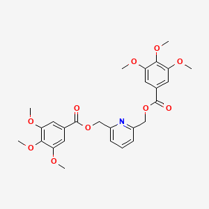 Chemical structure of Pirozadil