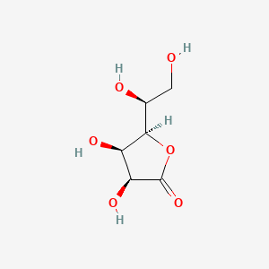 Chemical structure of L-Gulono-1,4-lactone
